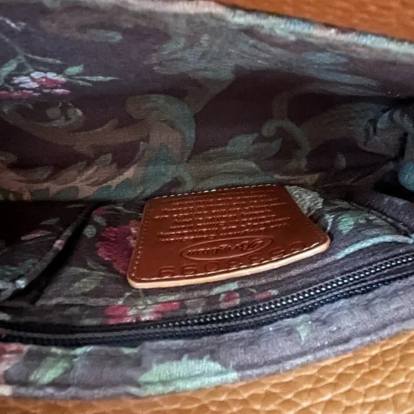 Brighton Croc Embossed Double Handle shoulder bag; Vintage - Picture 6 of 8